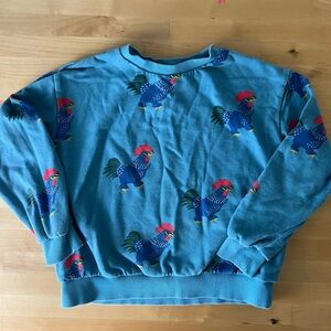 Mini Boden Blue Rooster Sweatshirt